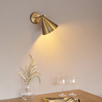 102893 Cape Wall Light Antique Brass