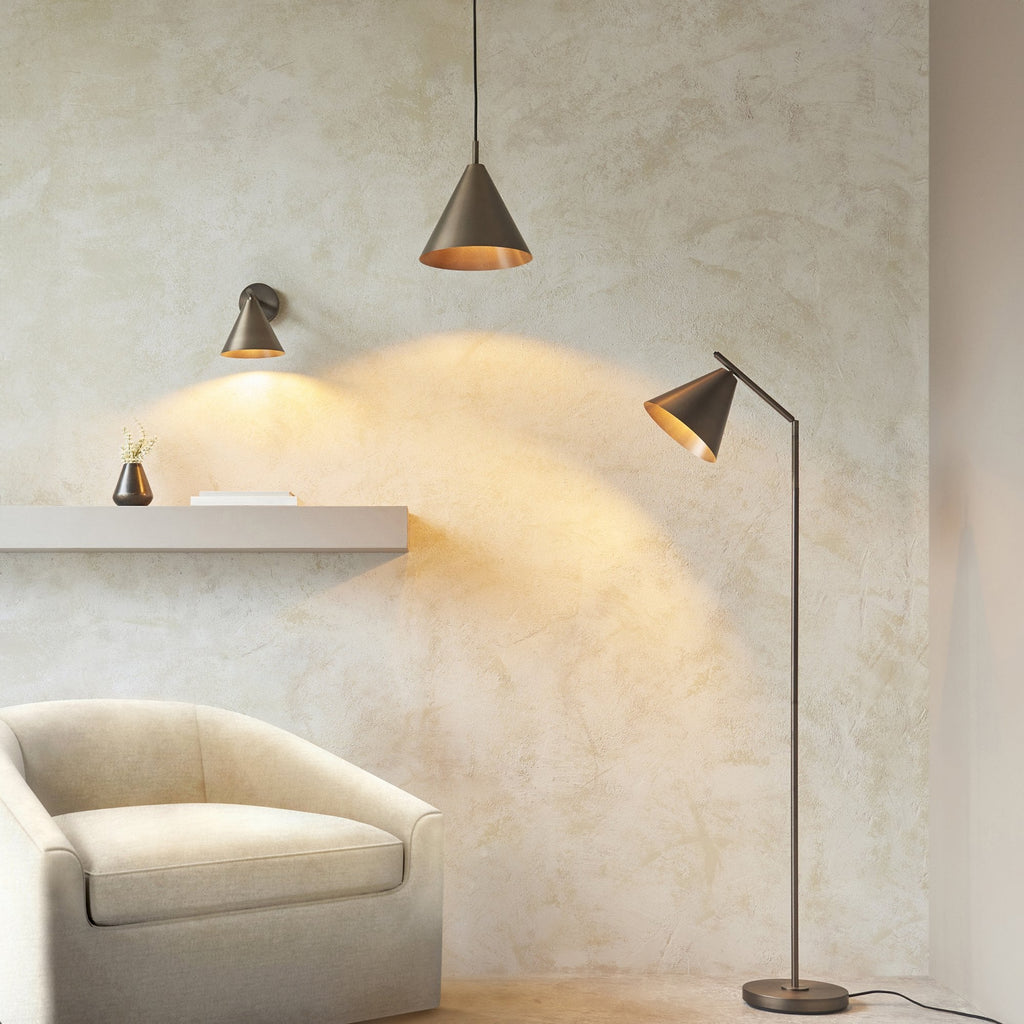 102895 Cape Task Floor Lamp Antique Bronze
