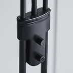 107738 Rome Mother & Child Task Floor Lamp Black & Opal