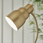 108126 Classic Flexi Reader Floor Lamp Aged Brass