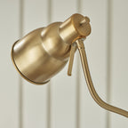 108126 Classic Flexi Reader Floor Lamp Aged Brass