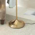 108126 Classic Flexi Reader Floor Lamp Aged Brass