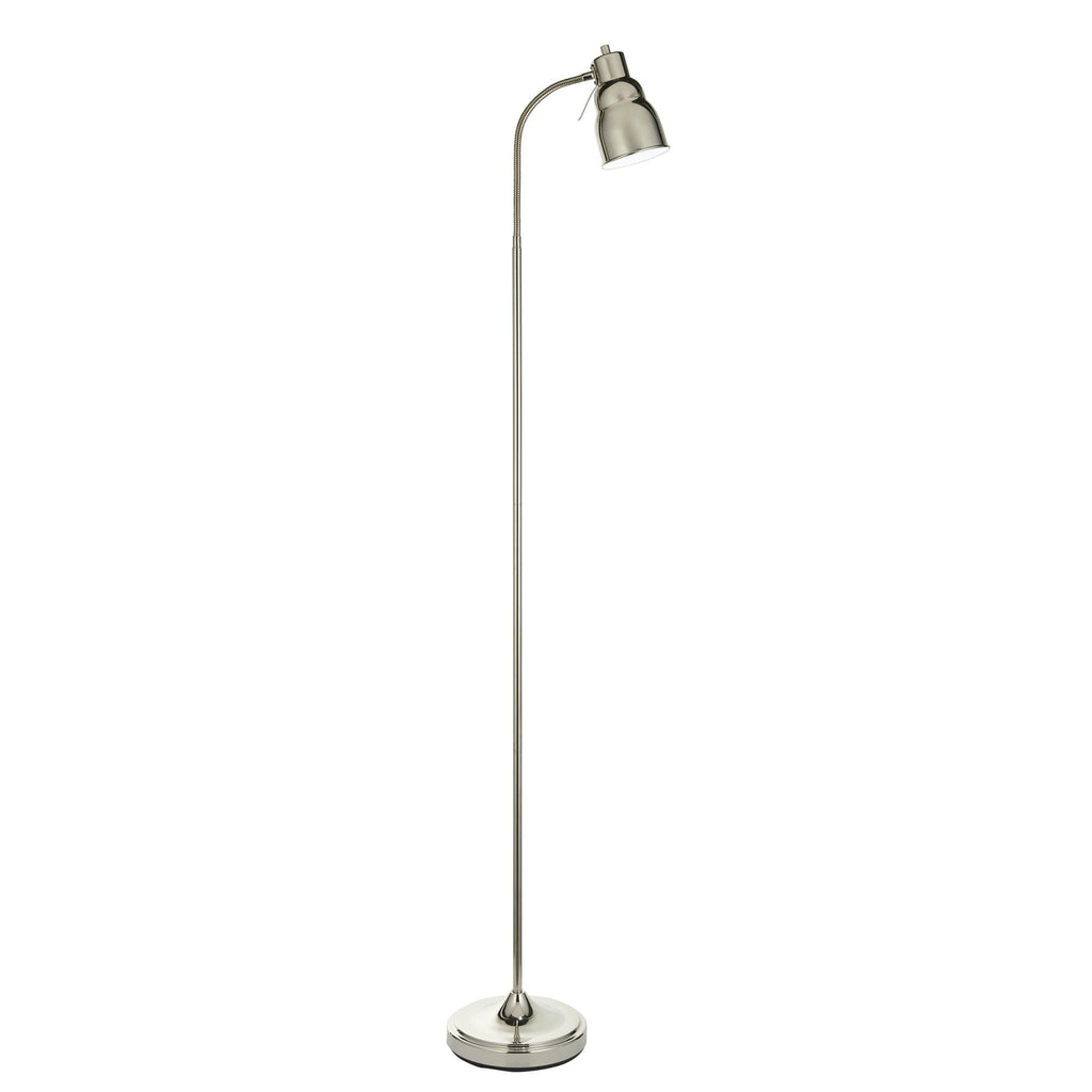 108127 Classic Flexi Reader Floor Lamp Nickel