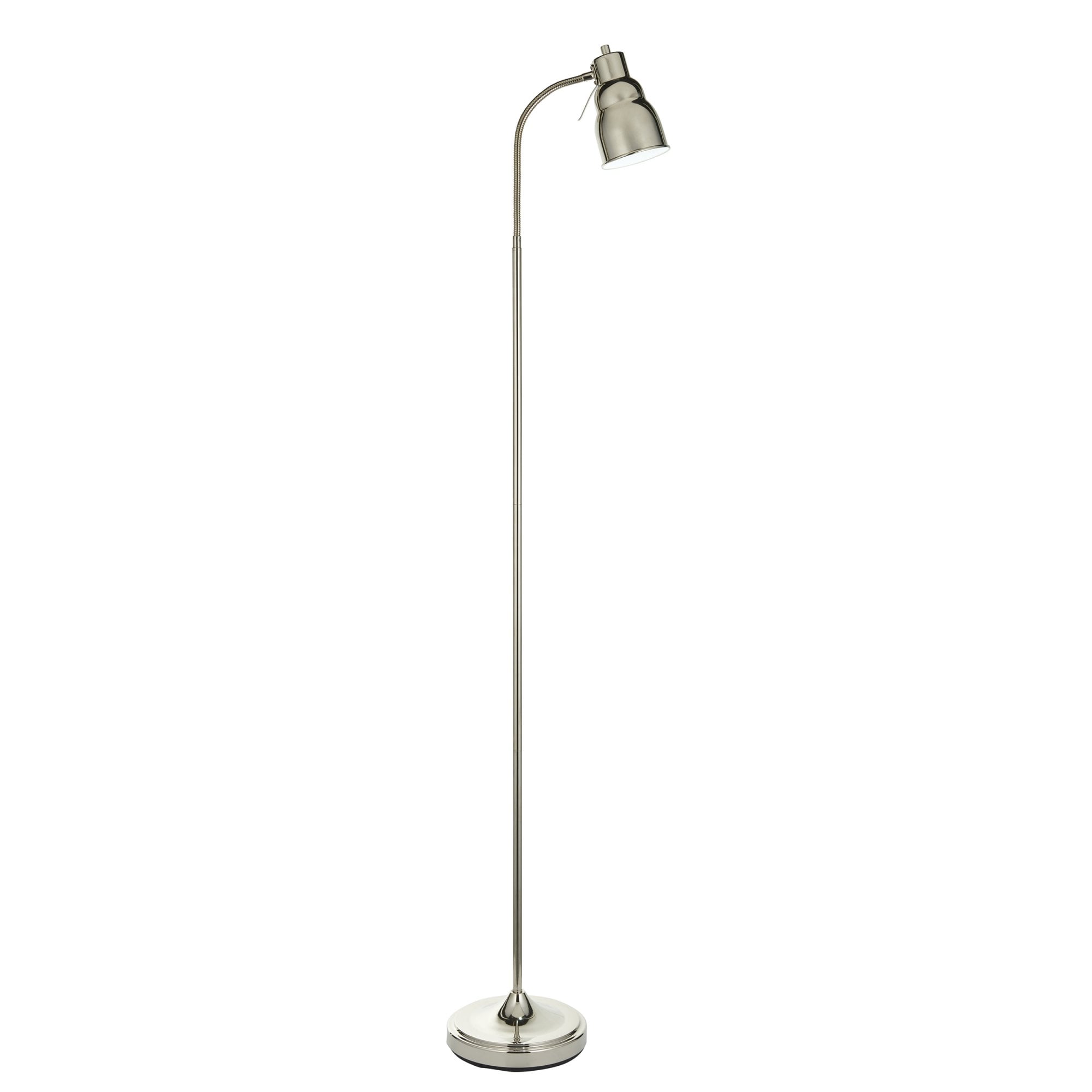 108127 Classic Flexi Reader Floor Lamp Nickel