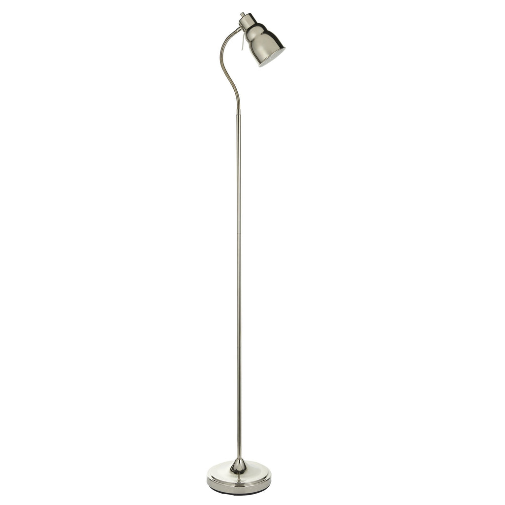 108127 Classic Flexi Reader Floor Lamp Nickel