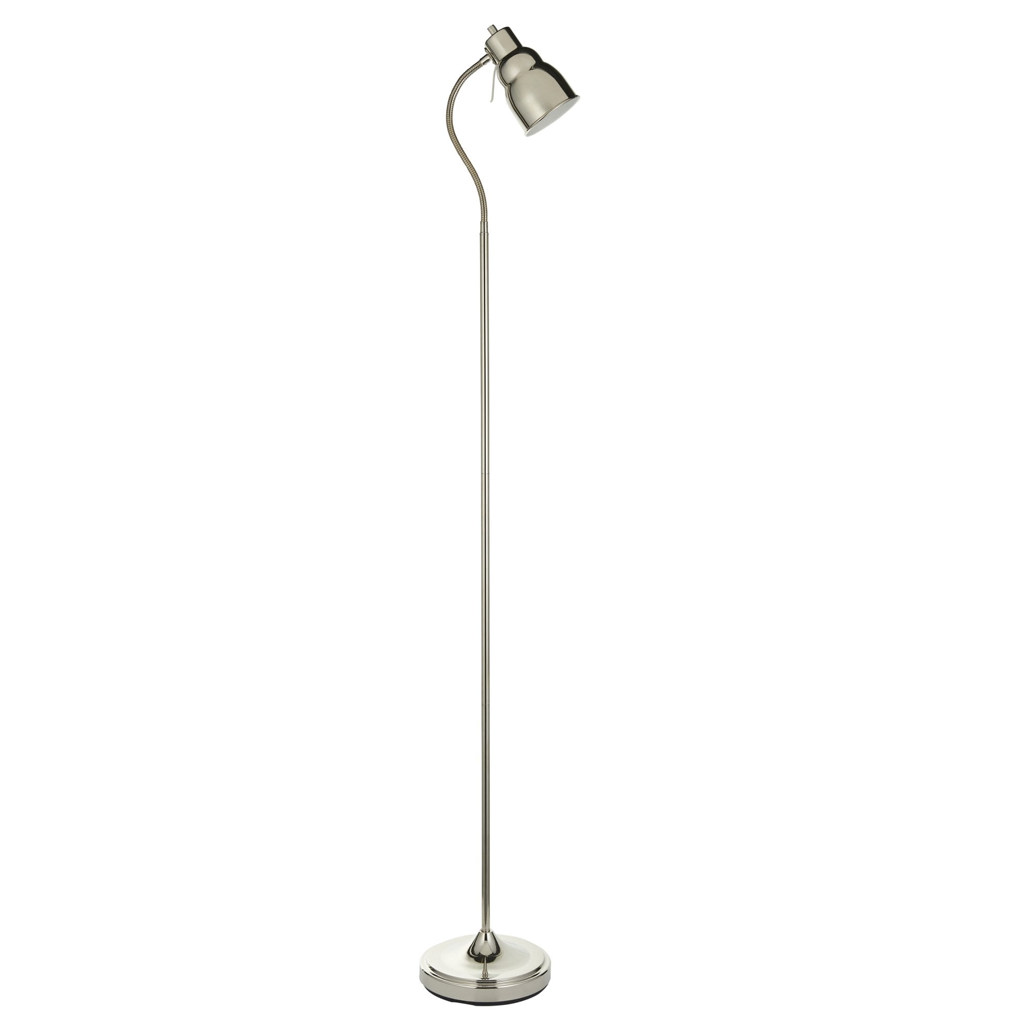 108127 Classic Flexi Reader Floor Lamp Nickel