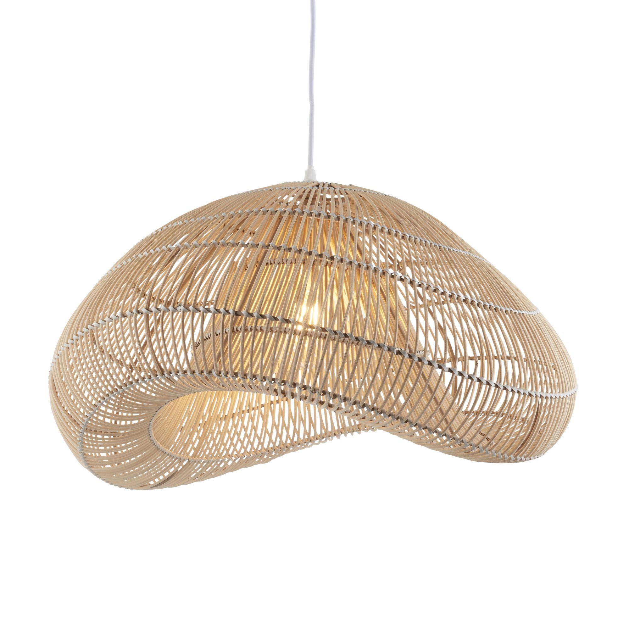 109203 Misra Pendant Shade Natural Rattan
