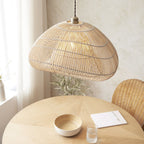 109203 Misra Pendant Shade Natural Rattan