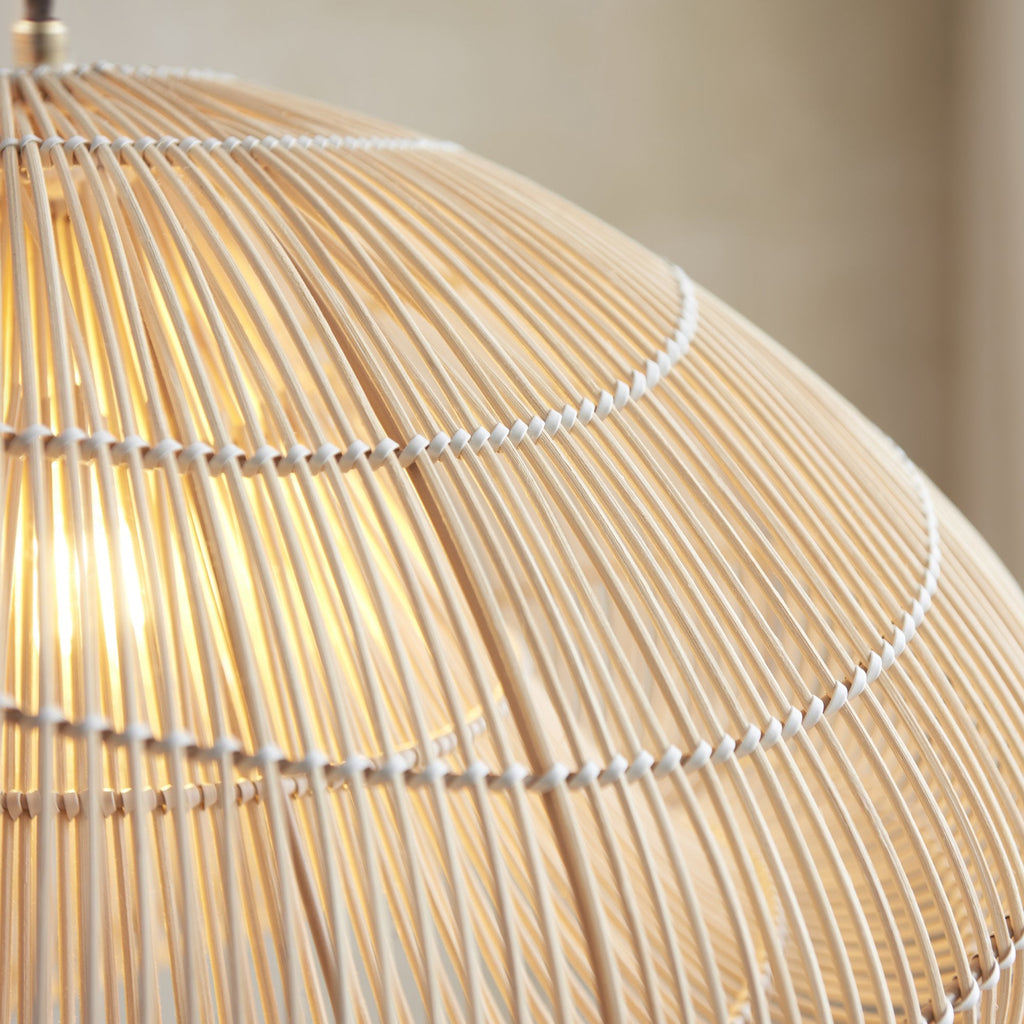 109203 Misra Pendant Shade Natural Rattan