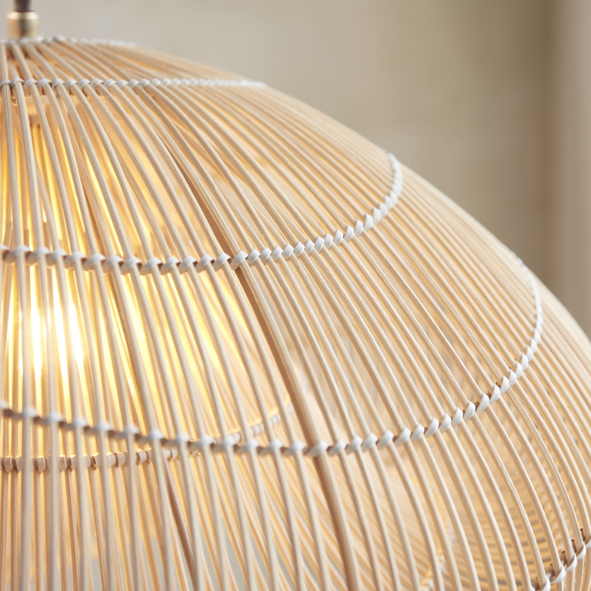 109203 Misra Pendant Shade Natural Rattan