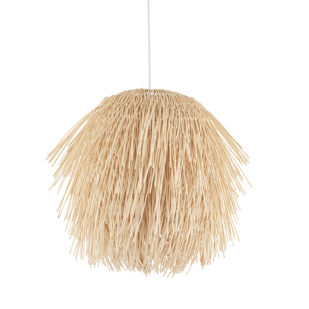 109204 Pushpa Pendant Shade Natural Rattan