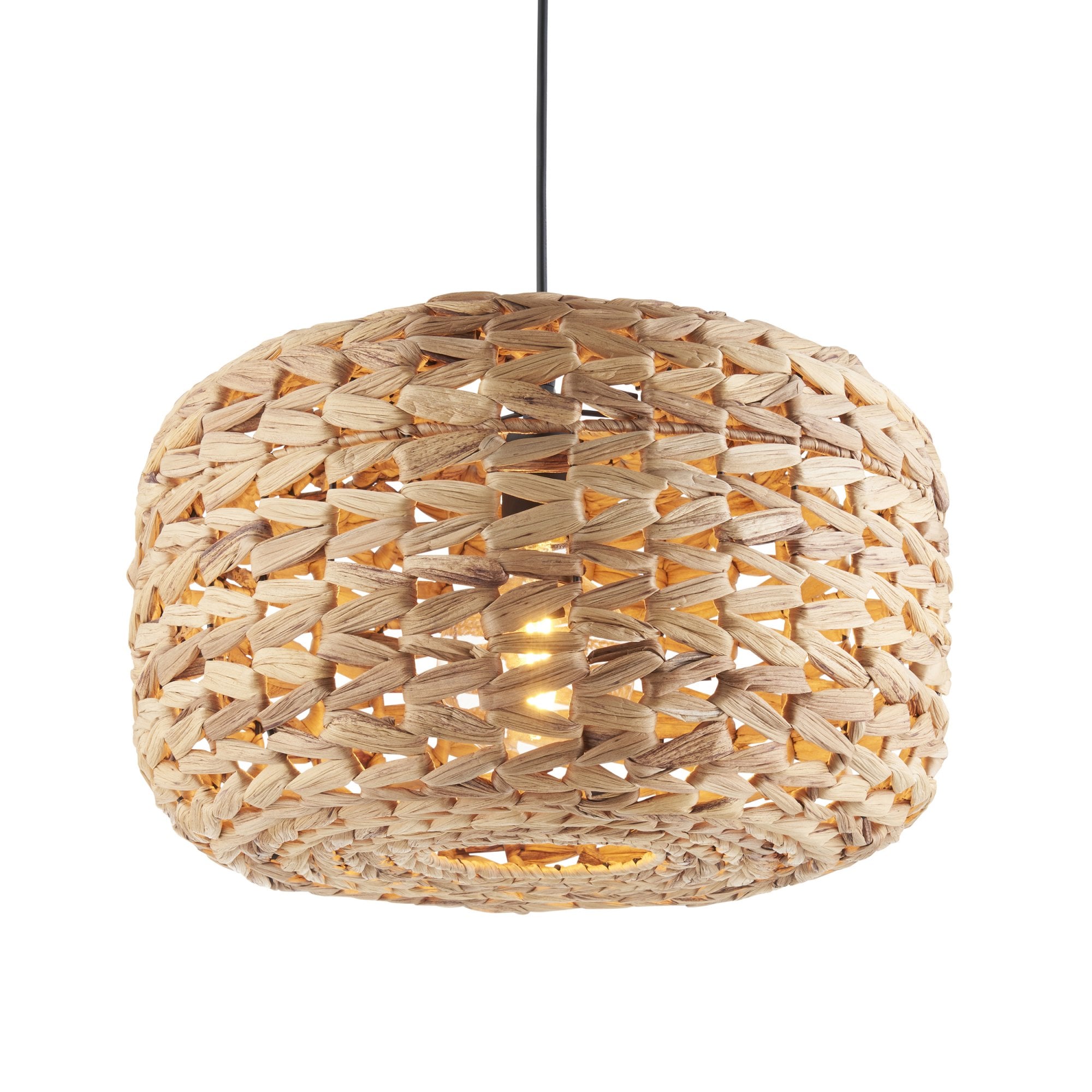 109207 Toca Pendant Shade Natural Water Hyacinth