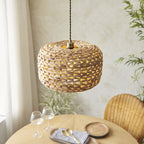 109207 Toca Pendant Shade Natural Water Hyacinth
