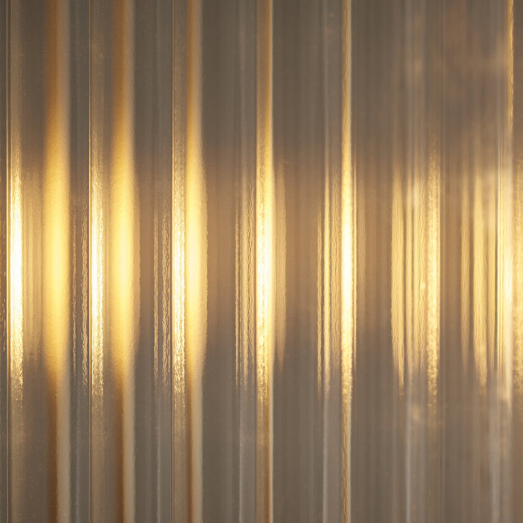 110945 Ridgeton 4 LightLinear Pendant Antique Brass & Clear Glass
