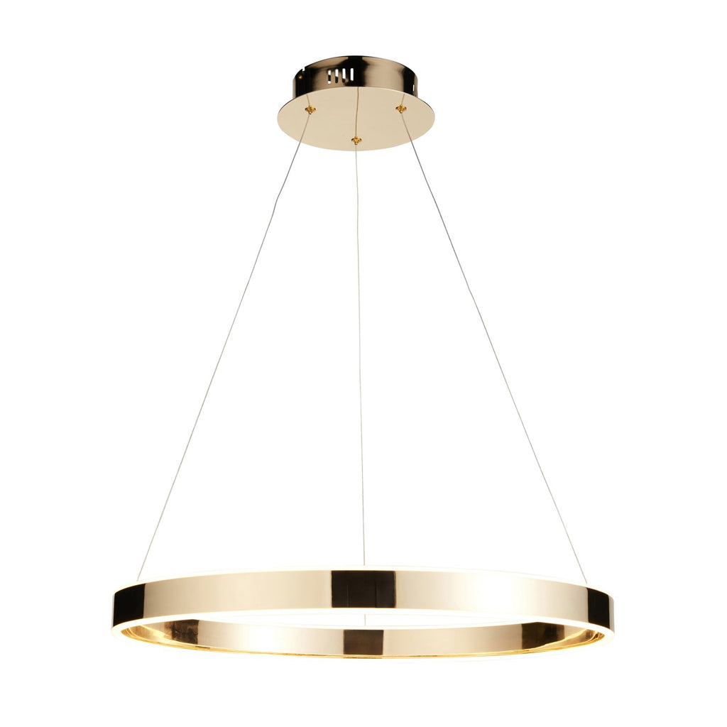 110957 Gen Ring LED Pendant Gold & Acrylic