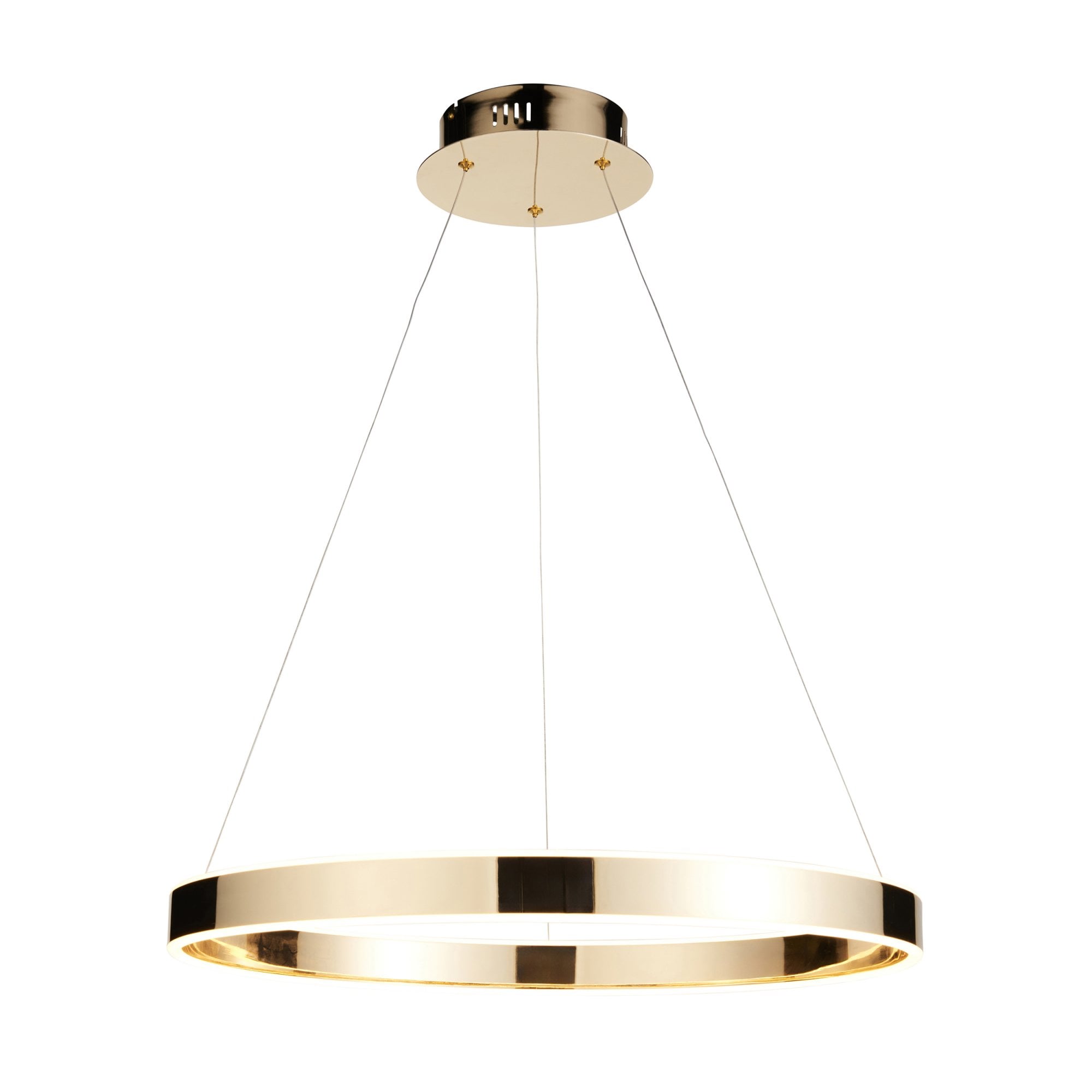 110957 Gen Ring LED Pendant Gold & Acrylic