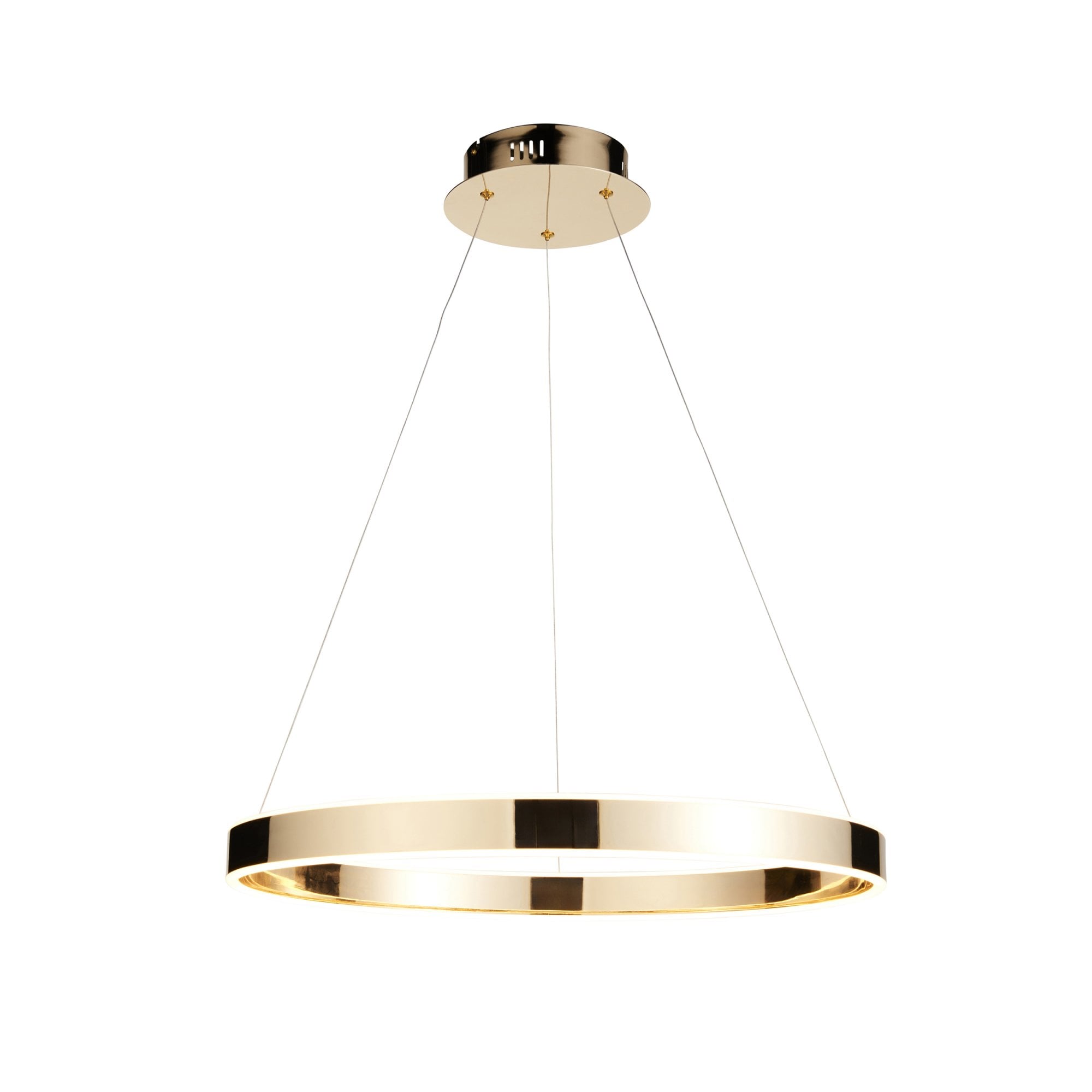 110957 Gen Ring LED Pendant Gold & Acrylic