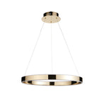110957 Gen Ring LED Pendant Gold & Acrylic