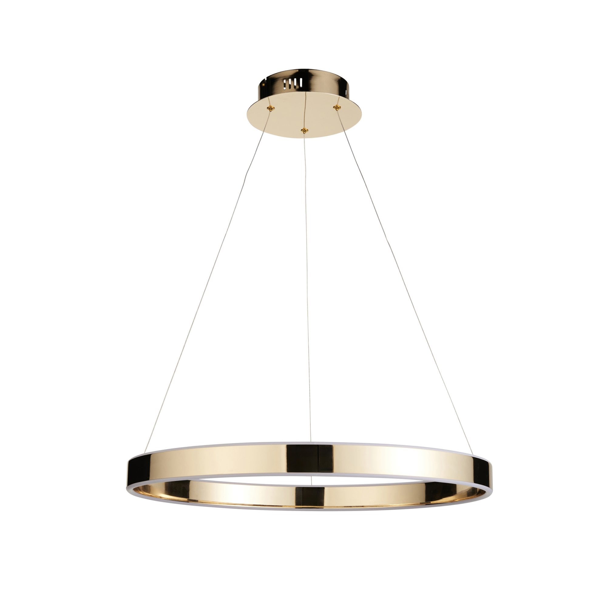 110957 Gen Ring LED Pendant Gold & Acrylic