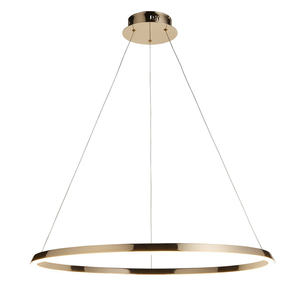 110958 Staten LED Pendant Gold & White