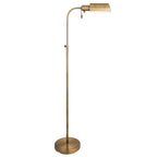 114205 Pharmacy Reader Floor Lamp Antique Brass