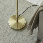 114205 Pharmacy Reader Floor Lamp Antique Brass