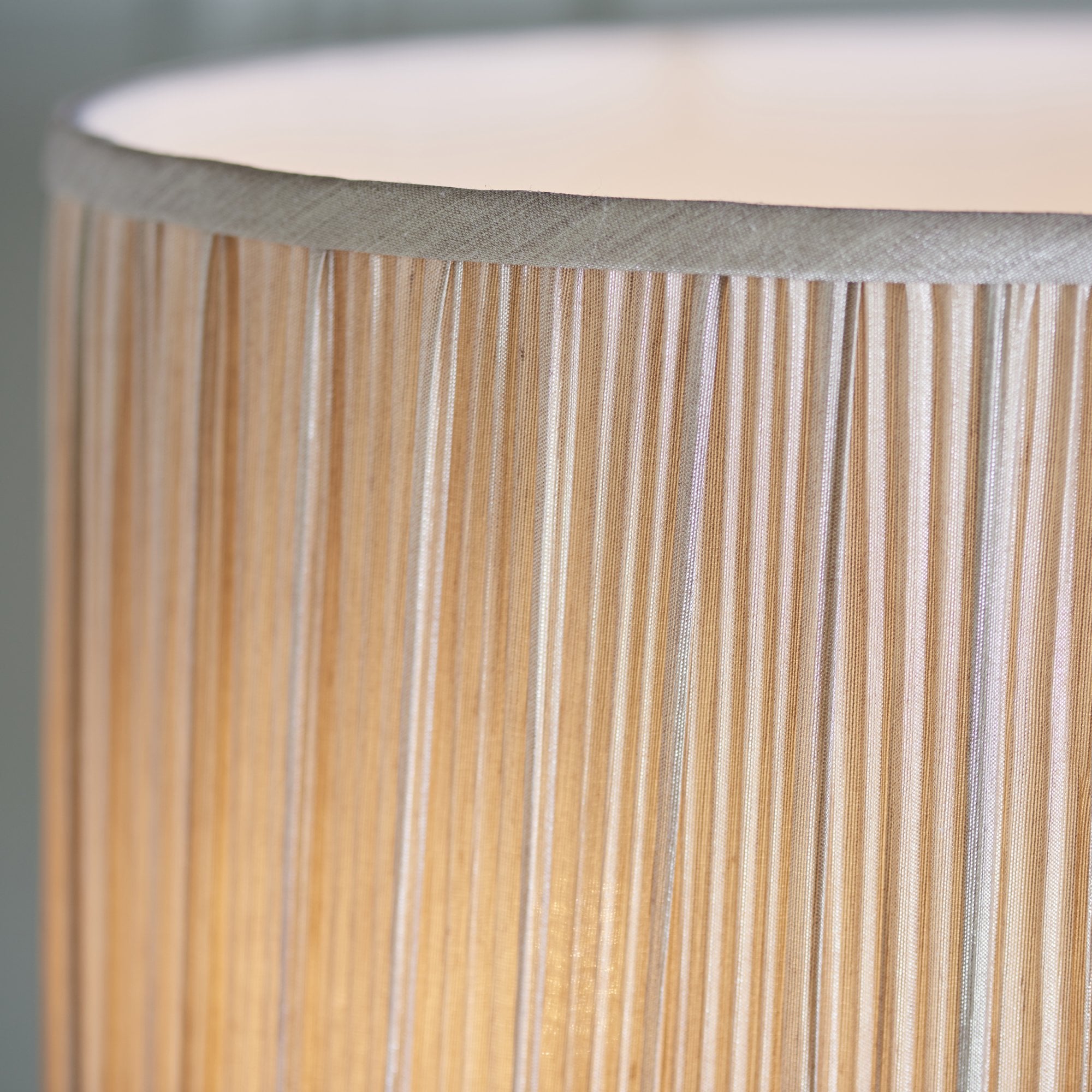 63648 Stanford Antique Brass Table Lamp Beige Shade