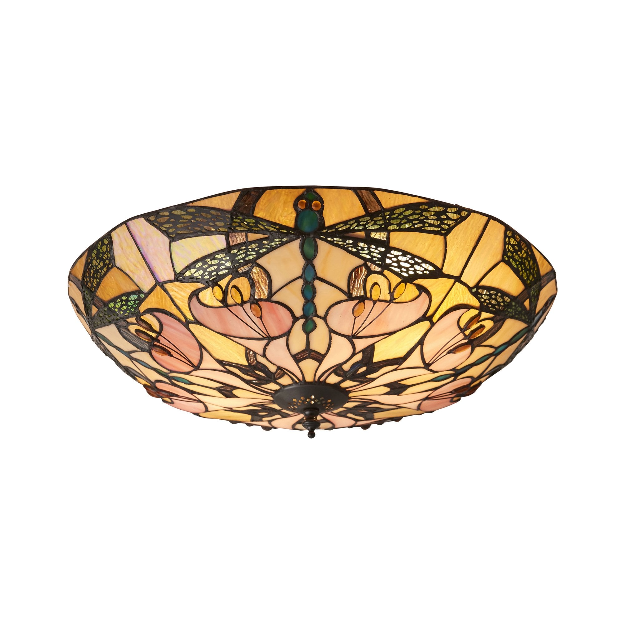 63922 Ashton Tiffany Large 2 Light Flush