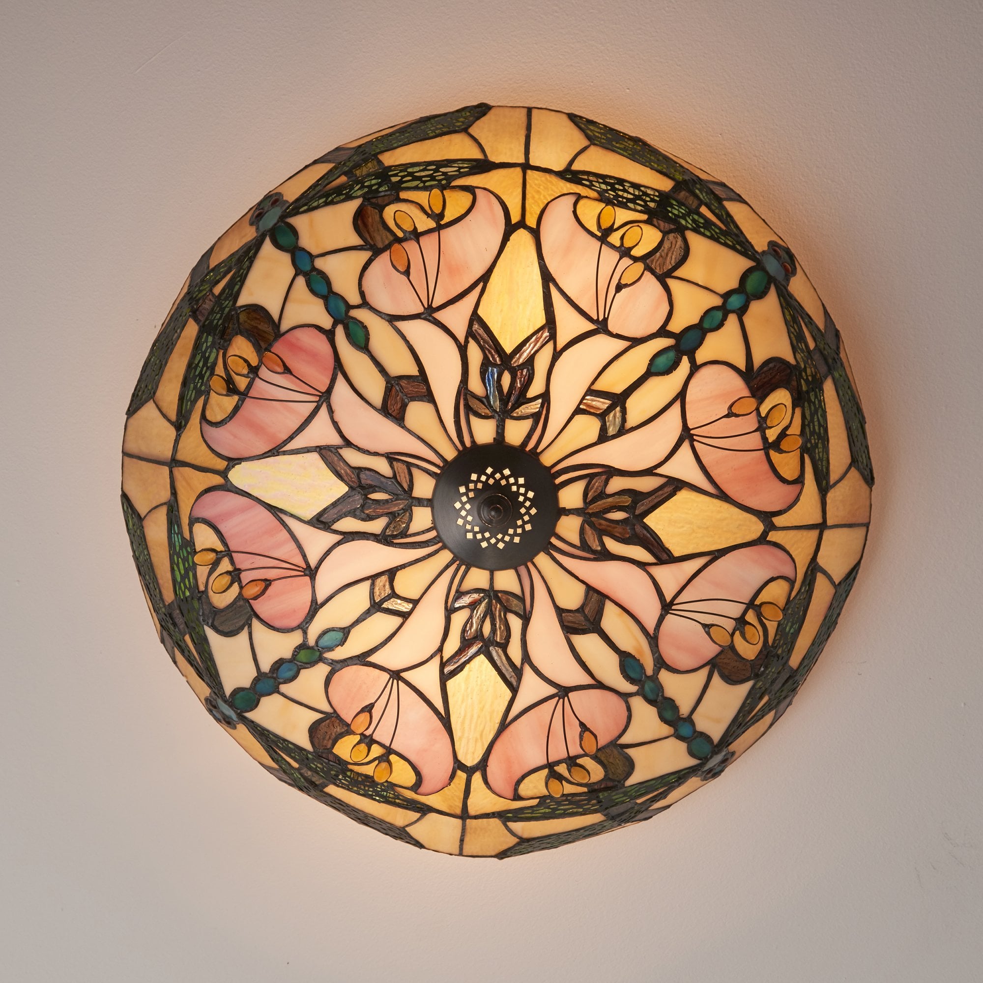 63922 Ashton Tiffany Large 2 Light Flush