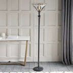 63933 Astoria Tiffany Uplighter Floor Lamp