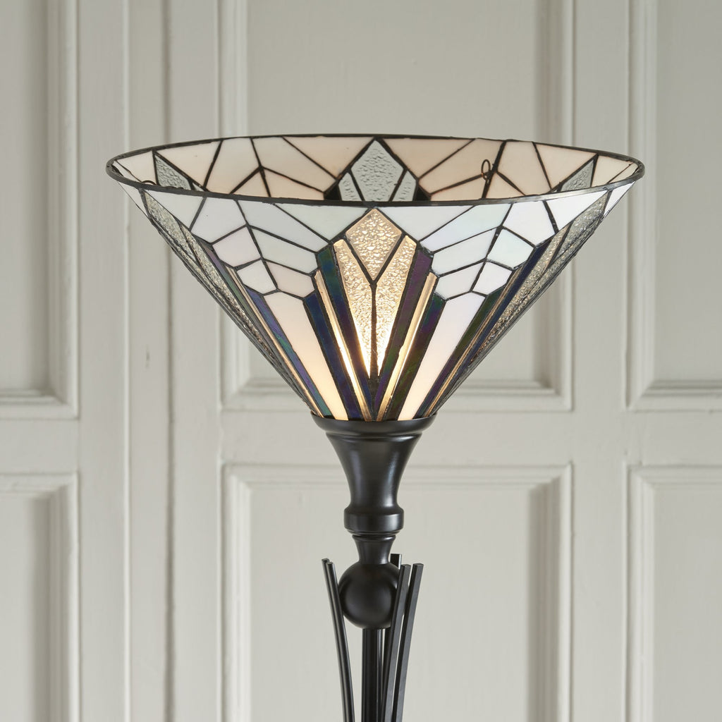 63933 Astoria Tiffany Uplighter Floor Lamp