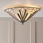 63935 Astoria Tiffany Large 2 Light Flush