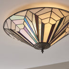 63935 Astoria Tiffany Large 2 Light Flush