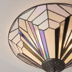 63935 Astoria Tiffany Large 2 Light Flush