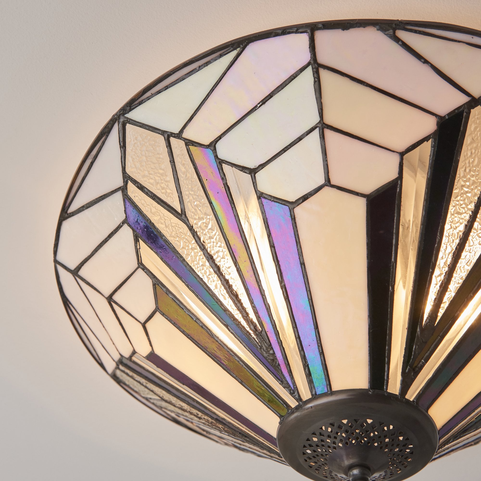 63935 Astoria Tiffany Large 2 Light Flush