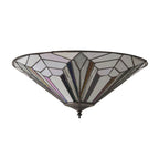 63935 Astoria Tiffany Large 2 Light Flush