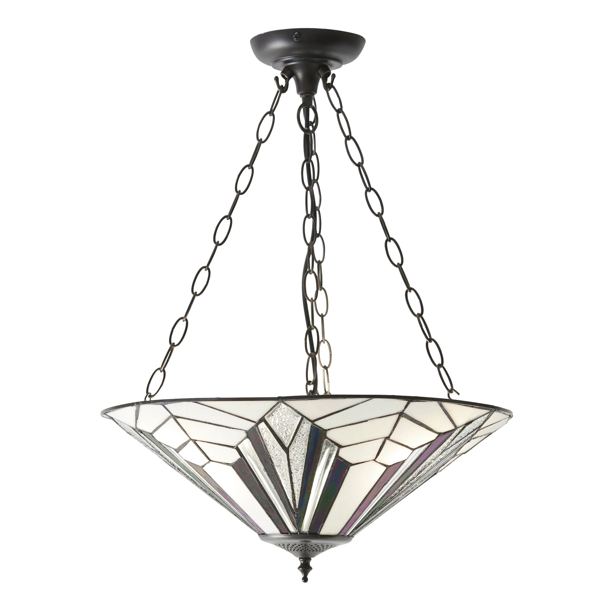 63936 Astoria Tiffany Large Inverted 3 Light Pendant