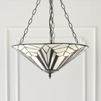 63936 Astoria Tiffany Large Inverted 3 Light Pendant