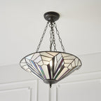 63936 Astoria Tiffany Large Inverted 3 Light Pendant