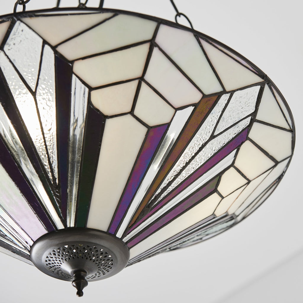 63936 Astoria Tiffany Large Inverted 3 Light Pendant