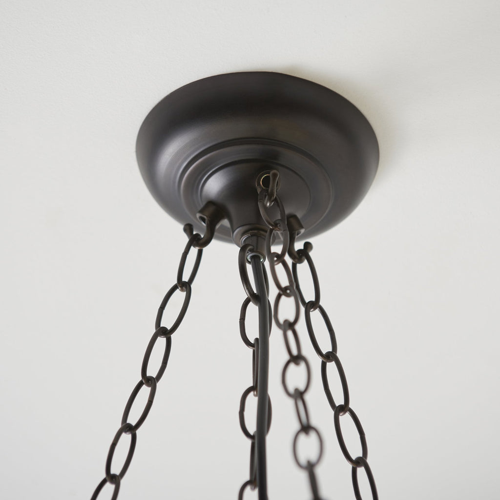 63936 Astoria Tiffany Large Inverted 3 Light Pendant