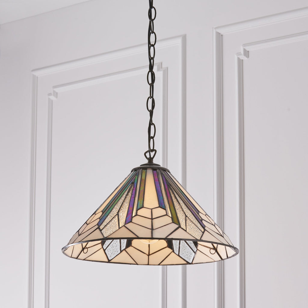 63937 Astoria Tiffany Medium 1 Light Pendant