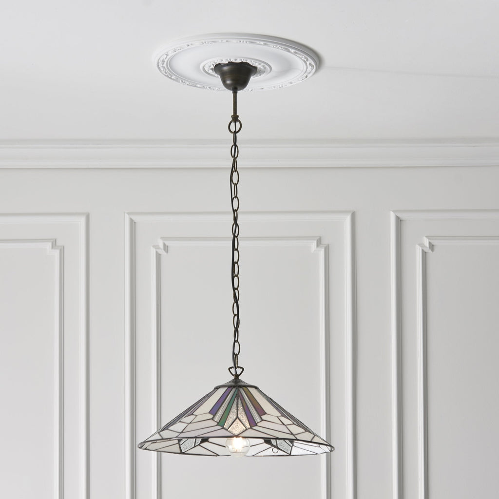 63938 Astoria Tiffany Large 1 Light Pendant