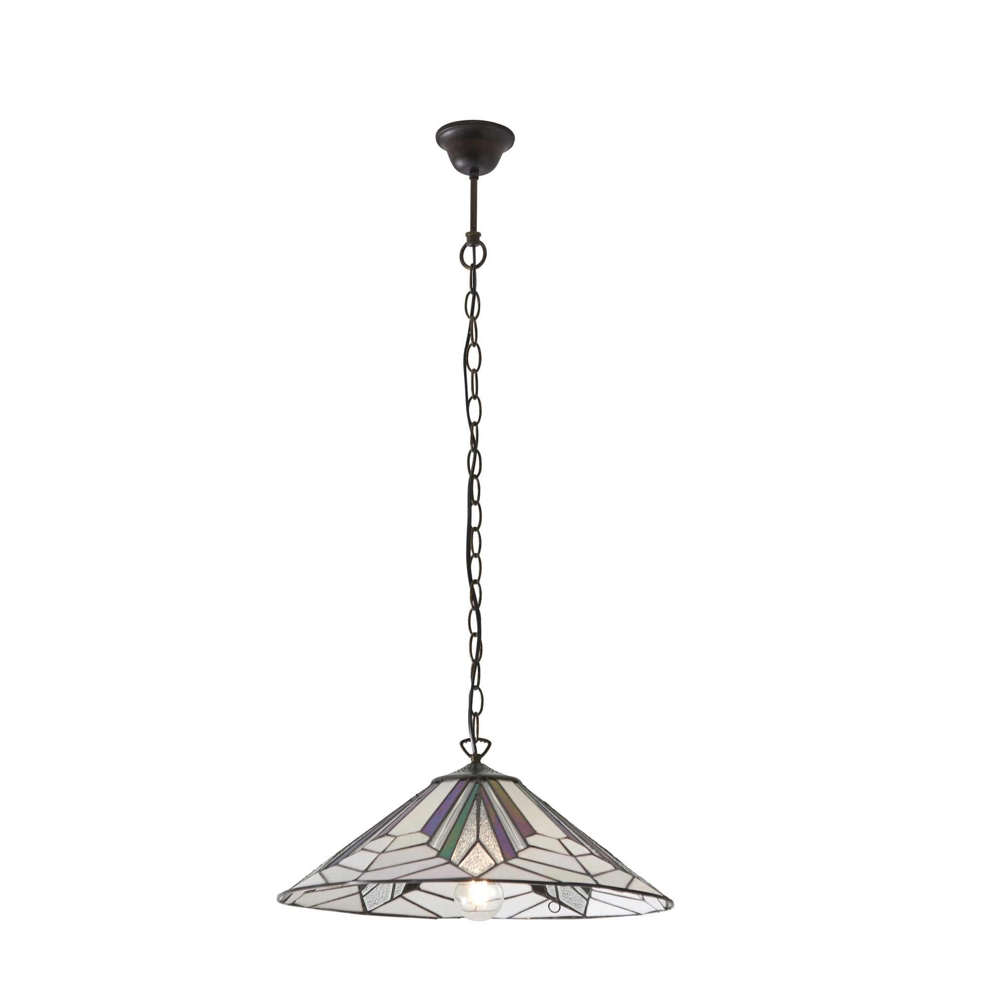 63938 Astoria Tiffany Large 1 Light Pendant