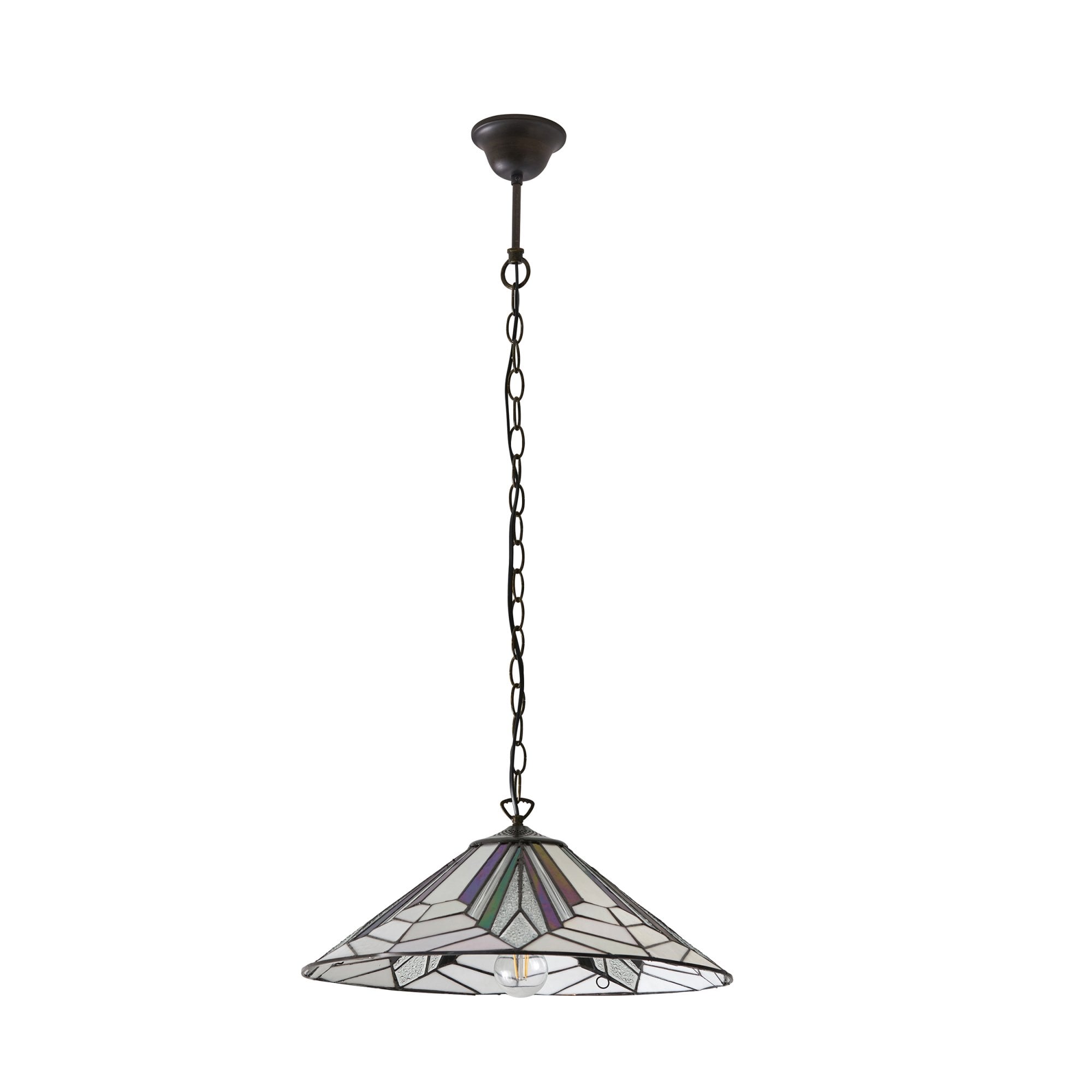 63938 Astoria Tiffany Large 1 Light Pendant