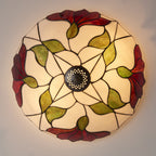 63960 Botanica Tiffany Large 2 Light Flush