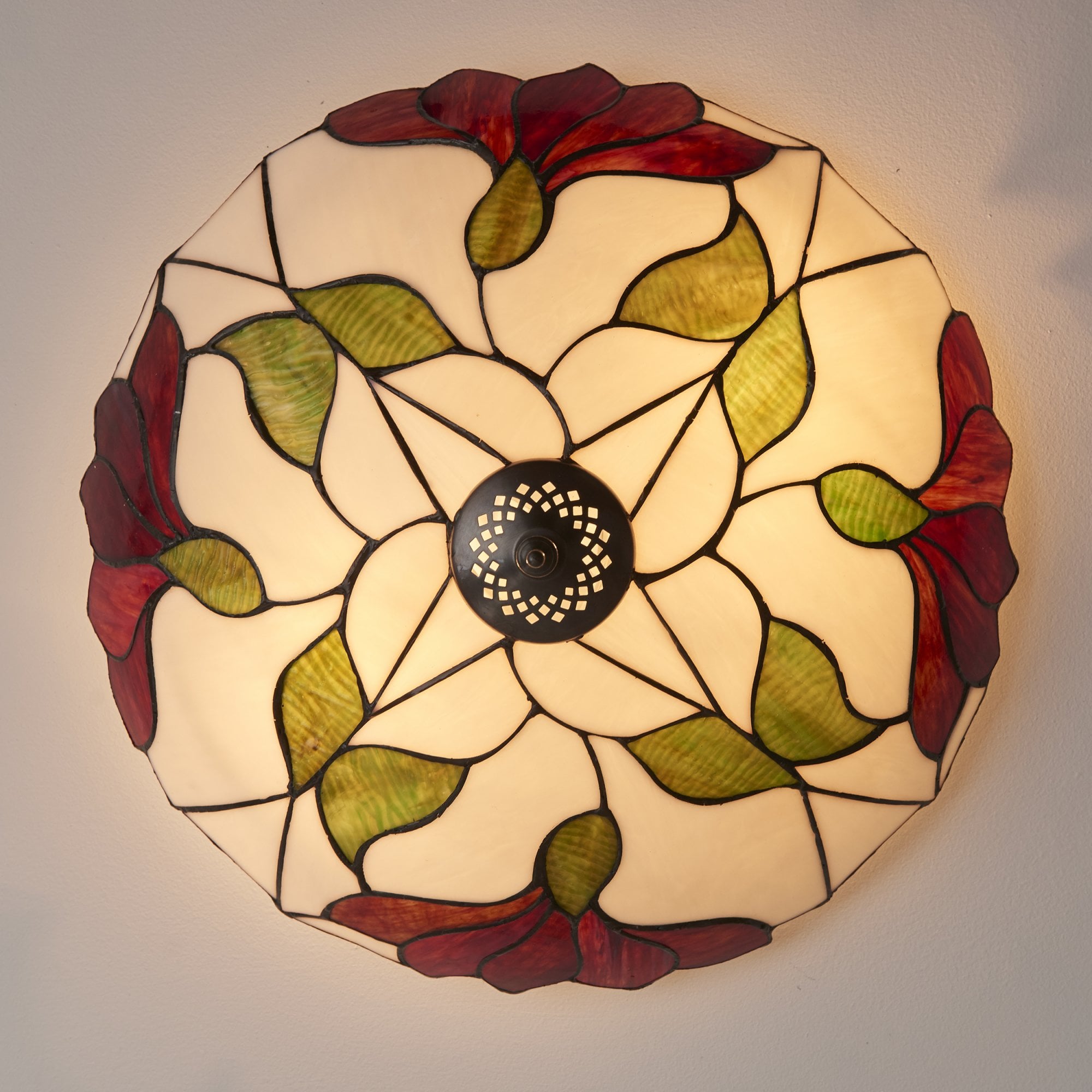 63960 Botanica Tiffany Large 2 Light Flush