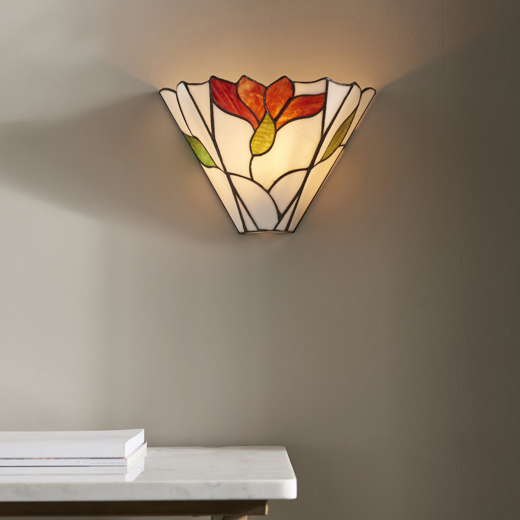 63964 Botanica Tiffany Wall Light