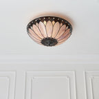 63973 Brooklyn Tiffany Large 2 Light Flush
