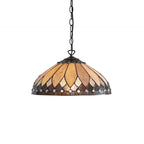 63977 Brooklyn Tiffany Medium 1 Light Pendant
